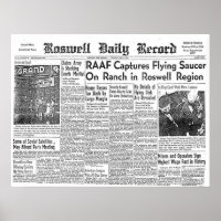 Roswell UFO Incident Clip du journal