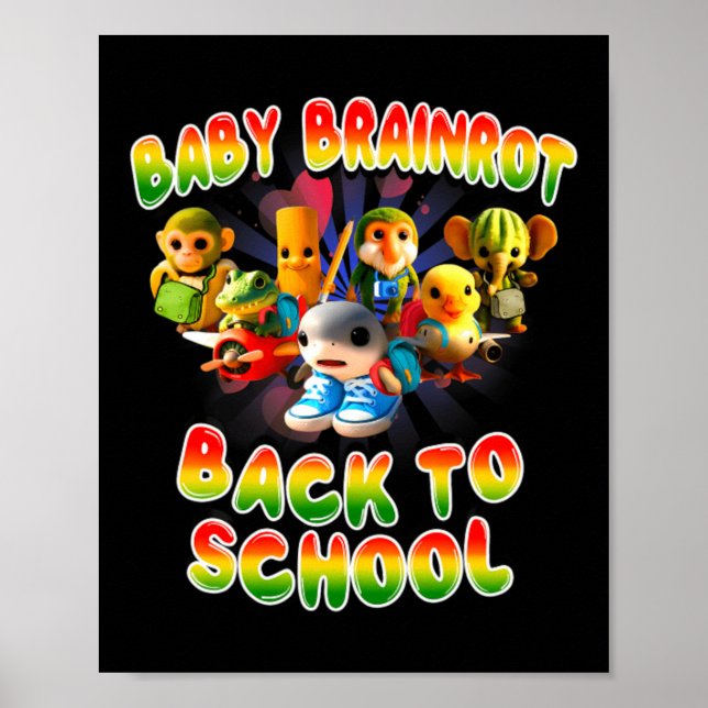 Affiche Rotation cérébrale bébé italien retour à l'école p (Devant)