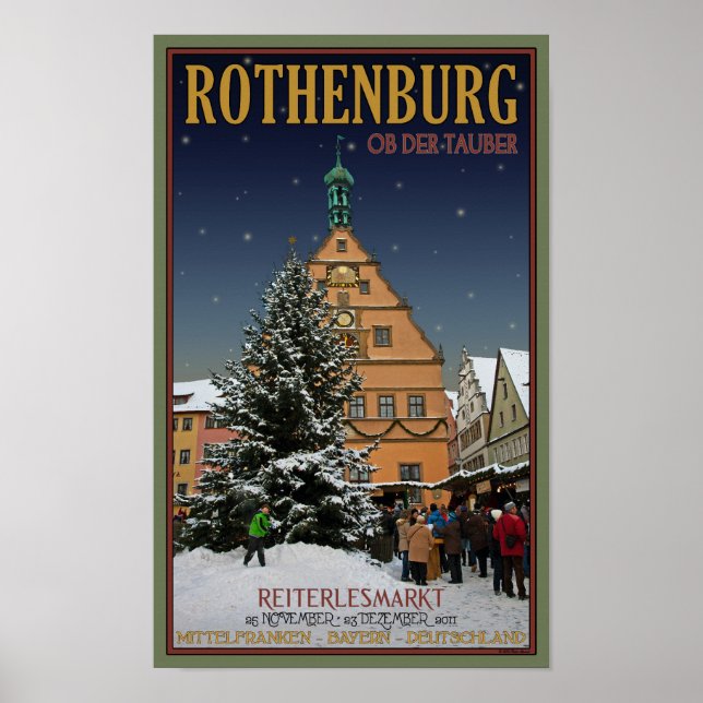 Affiche Rothenburg Réitlesmarkt (Devant)