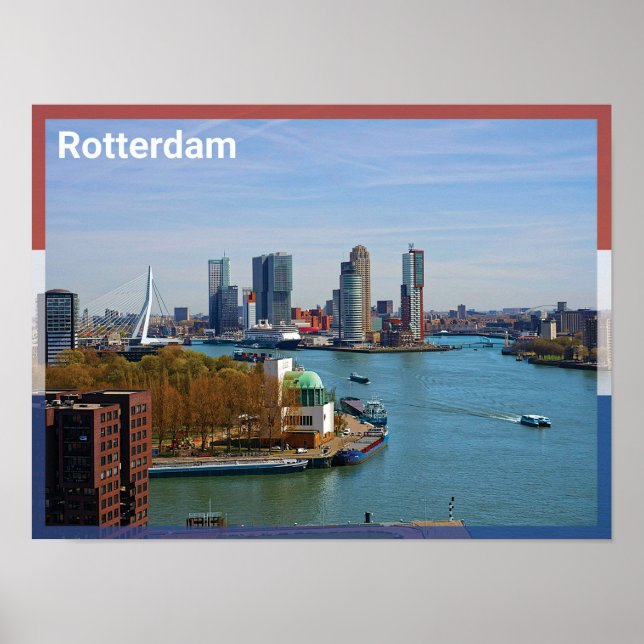 Affiche Rotterdam - La Pays-Bas (Devant)