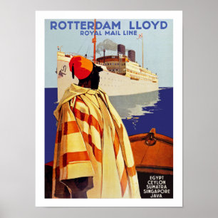 Affiche Rotterdam Lloyd
