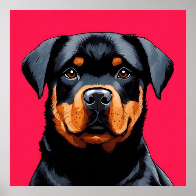 Affiche Rottweiler (Devant)