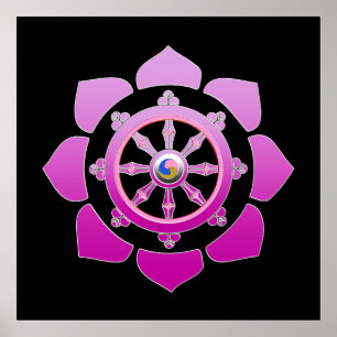 Affiche Roue de Dharma