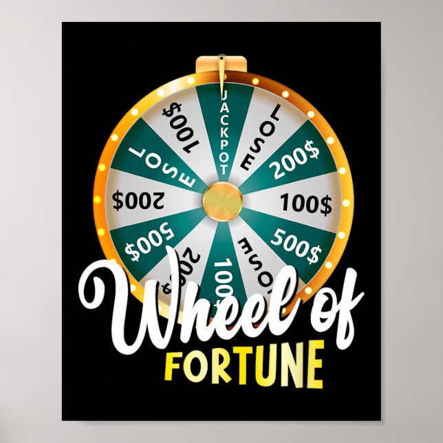 Affiche Roue de Fortune père&# s Humour de jour Tee Daddy (Devant)