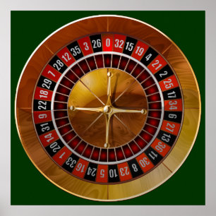 Affiche Roue de Roulette