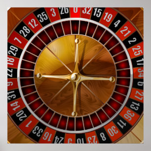 Affiche Roue de Roulette