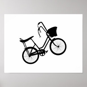 Affiche Roue des années 80 (Noire)