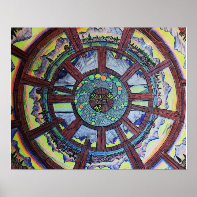 Affiche Roue du temps (Devant)