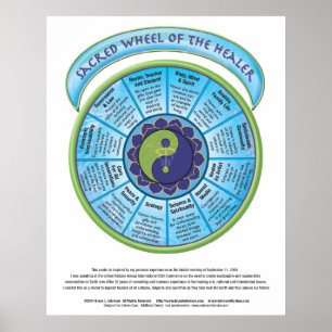 Affiche Roue sacrée du guérisseur