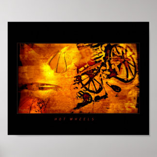 Affiche "Roues chaudes !"