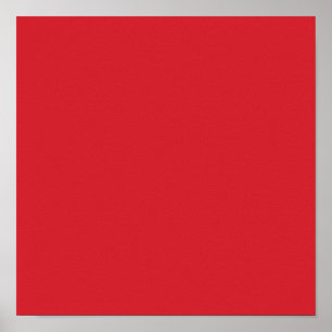 Affiche rouge Amaranthe (couleur solide)