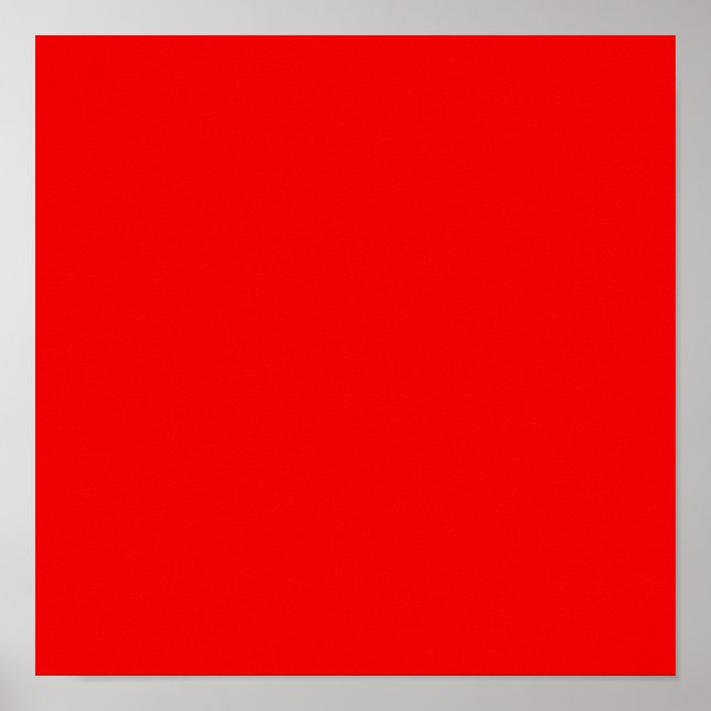 Affiche Rouge Arc-en-ciel (Devant)