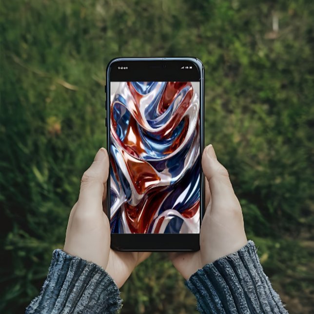 Affiche Rouge, blanc et bleu (Créateur téléchargé)