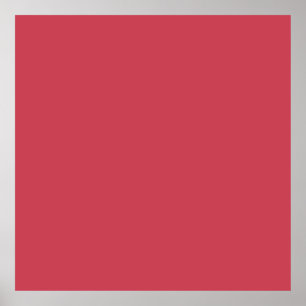 Affiche Rouge brique (couleur solide)