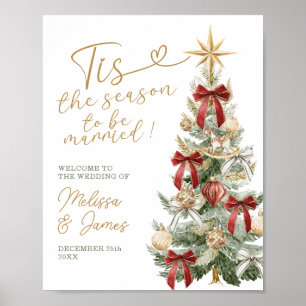Affiche Rouge C'est la saison d'être marié Bienvenue au ma