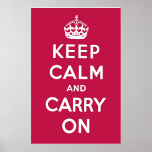 Affiche Rouge de framboise