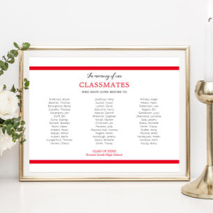 Affiche Rouge En Mémoire De Nos Camarades Retrouvailles À