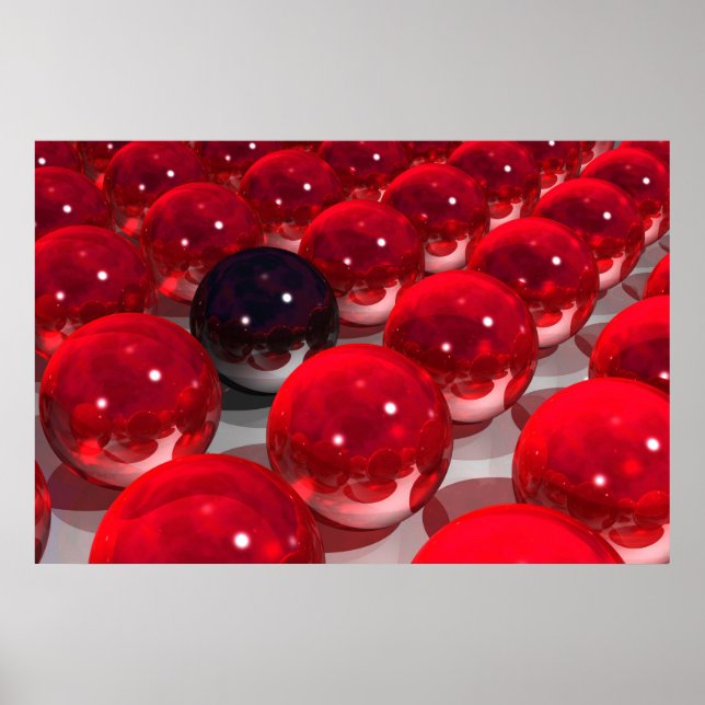 Affiche Rouge Et Noir (Devant)