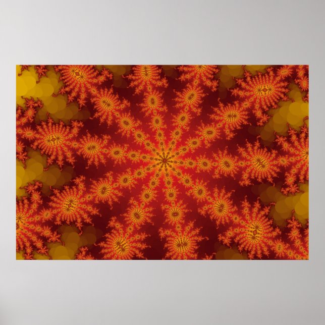 Affiche Rouge Orange Décastar (Devant)