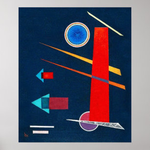 Affiche Rouge puissant - Kandinsky