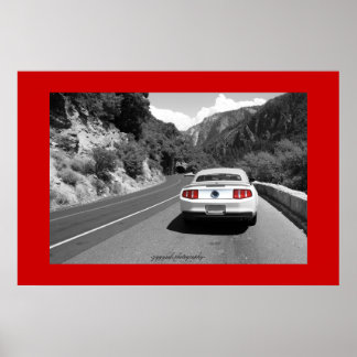 affiche rouge yosemite