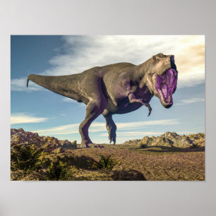 Affiche Roulage du Tyrannosaure