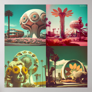 Affiche Roulements utopiques - (Avec Logo En Dessin)