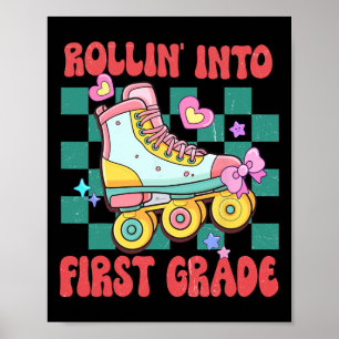 Affiche Rouler En Première Année Roller Skate Byck À L'éco