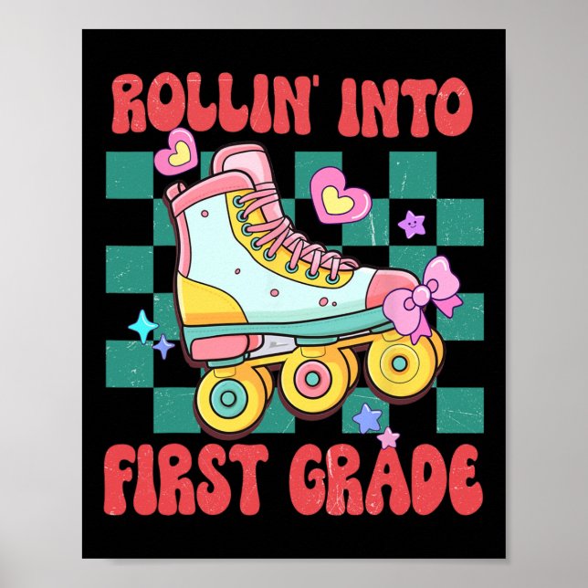 Affiche Rouler En Première Année Roller Skate Byck À L'éco (Devant)