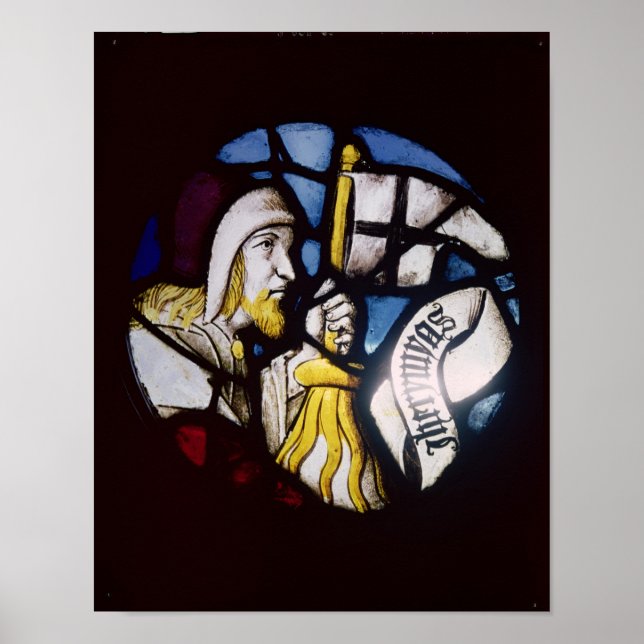 Affiche Roundel du prophète Jérémie, 15ème siècle (Devant)