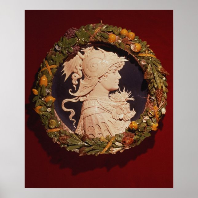 Affiche Roundel portant un portrait (Devant)