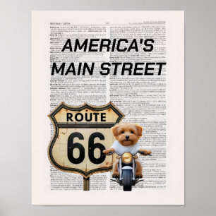 Affiche Route 66