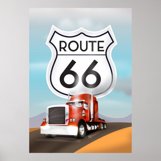 Affiche Route 66 (Devant)