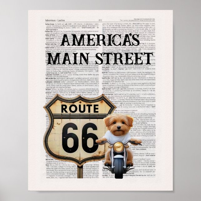 Affiche Route 66 (Devant)