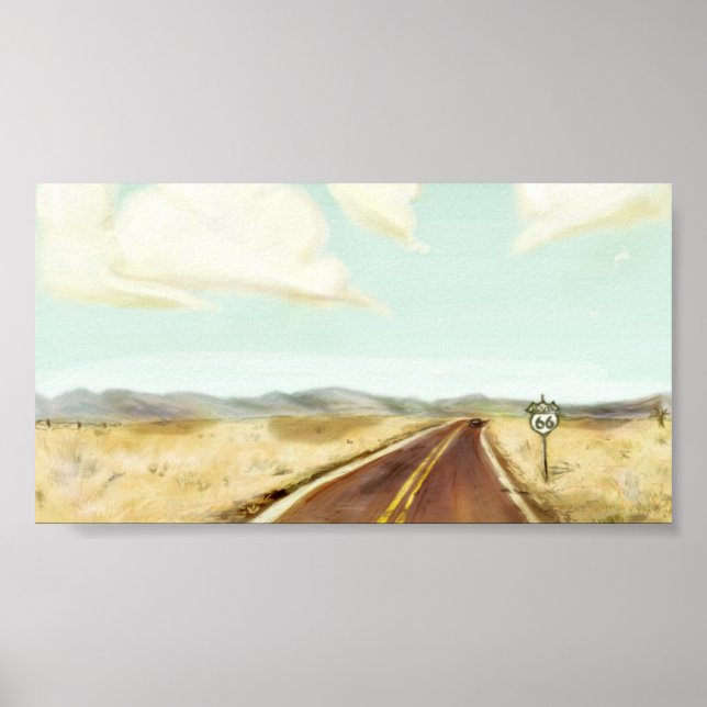 Affiche Route 66 (Devant)