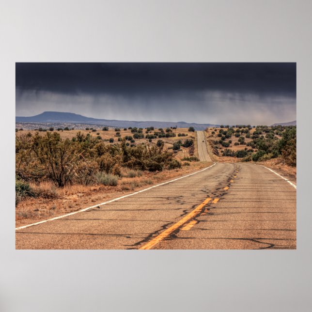 Affiche Route 66 in the Desert (Devant)