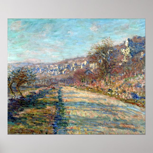 Affiche Route Claude Monet de La Roche-Guyon (Devant)