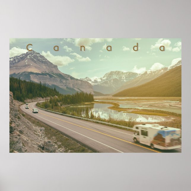 Affiche Route de Icefield Parkway (Devant)