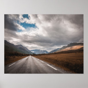 Affiche Route de la Norvège