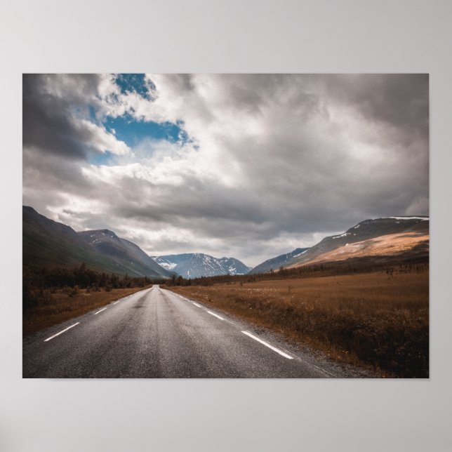 Affiche Route de la Norvège (Devant)
