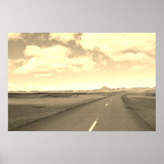 Affiche Route de la Terre