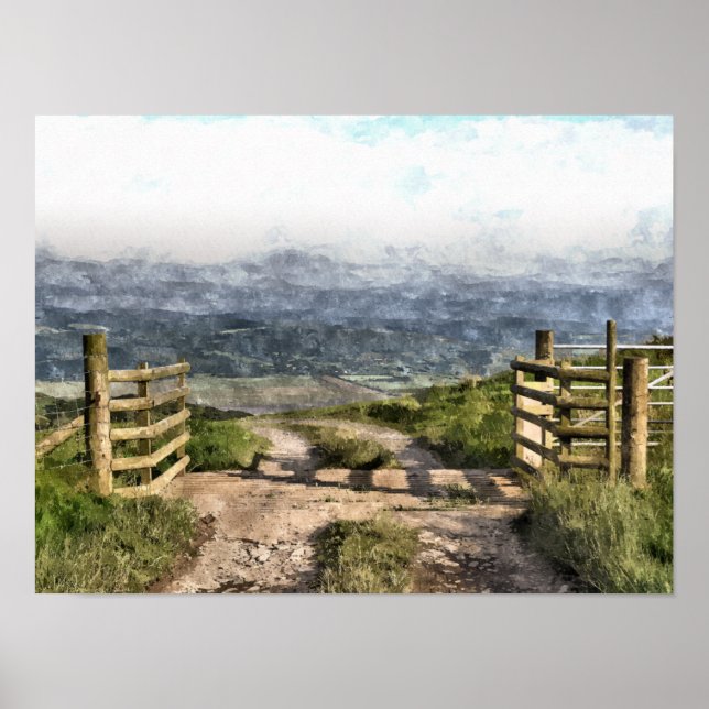 AFFICHE ROUTE DE MONTAGNE (Devant)