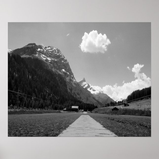 Affiche Route des Alpes (Devant)