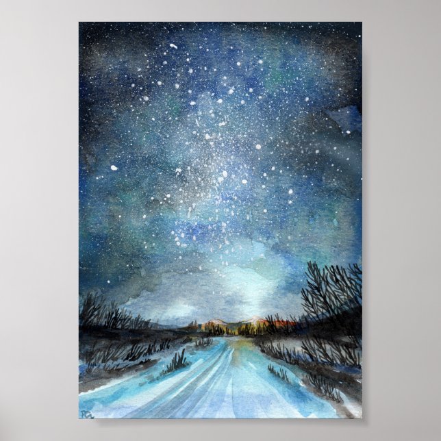 Affiche Route d'hiver (Devant)