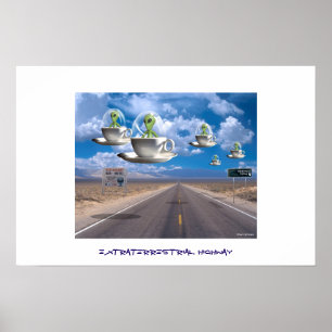 Affiche Route extraterrestre