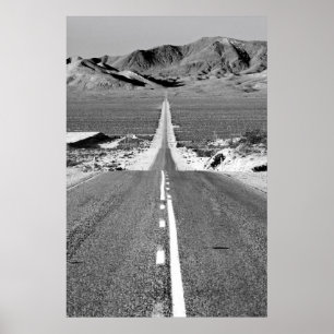 Affiche Route Vers La Vallée De La Mort