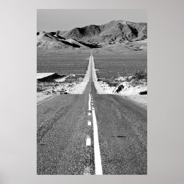 Affiche Route Vers La Vallée De La Mort (Devant)