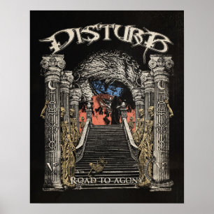 Affiche Route vers l'agonie - Retro MetalCore Design
