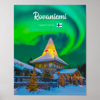Affiche Rovaneimi, Finlande