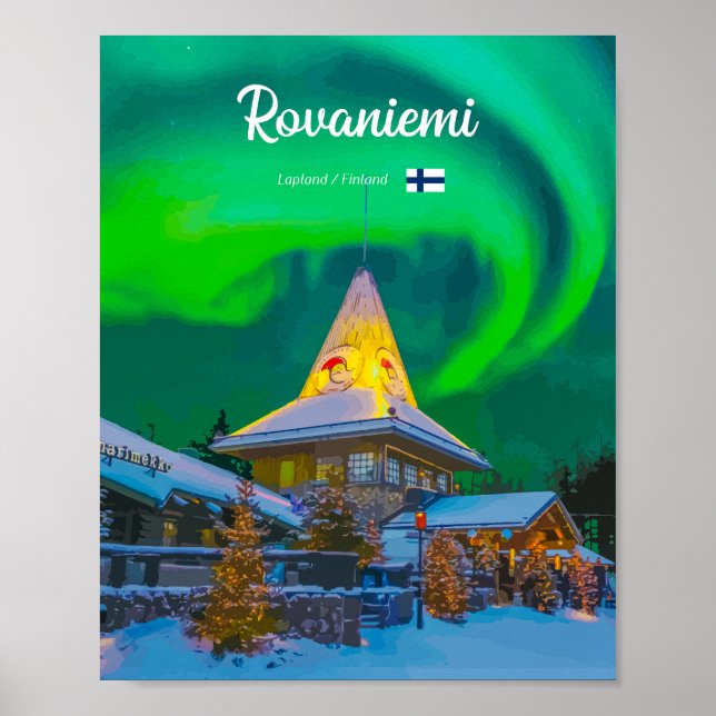 Affiche Rovaneimi, Finlande (Devant)